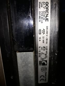 Zmywarka Gorenje GVI 682 S - nie pobiera wody, nie domywała naczyń i czuć było s