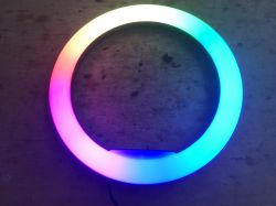 Lampa pierścieniowa LED USB RGBCW - budowa, wnętrze, naprawa