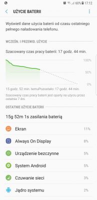 Samsung Galaxy Note8 - Komunikat "etykieta może być ograniczona"