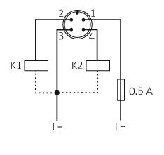 Jak rozpoznać PNP i NPN na pinach czujnika indukcyjnego 4-pin?