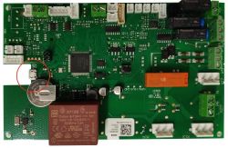 Płytka drukowana do centrali wentylacyjnej z różnymi komponentami