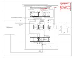 How to connect the OFF-GRID 1-F inverter in a 3-P installation with a circuit by