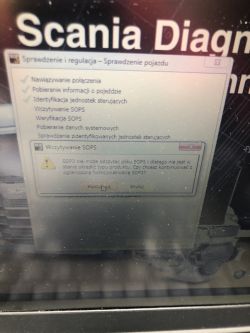 Scania r450 - Spd3 nie może odczytać pliku SOPS