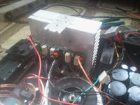 Wzmacniacz mocy MOS-FET 2x120W/8ohm. Wzmacniacz mocy MOS-FET 2x120W/8ohm.