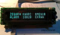 Zegar + alarm + imieniny + 5x DS18b20