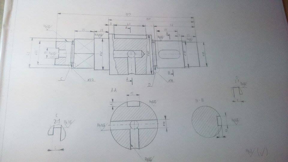 Rysunek Techniczny Wałka Pomoc W Znalezieniu Błędów Wykonania