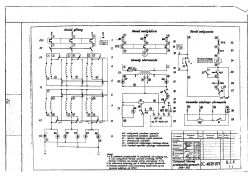 Schemat spawarki Bester SPB 315 z 1977 - podłączenie opornicy i diod transduktora