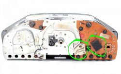 Mercedes w124 - Rezystory zamiast żarówek zegarów