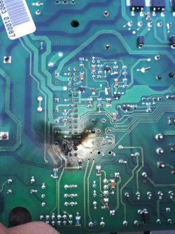 Siemens SIMODRIVE 6SN1145-1BA02-0CA1 - jak zidentyfikować spalone elementy? Siemens SIMODRIVE 6SN1145-1BA02-0CA1 - jak zidentyfikować spalone elementy?