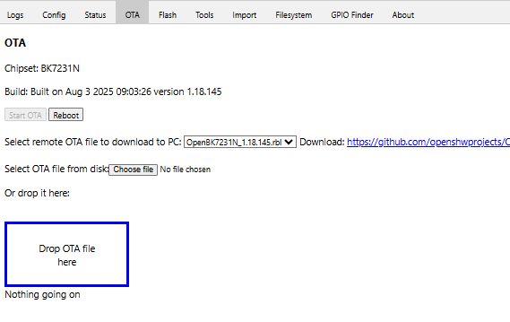[BK7231T] My HTTP server, configurator, MQTT support from Home Assistant