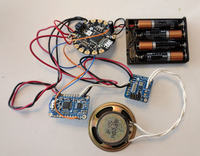 Burza w środku szklanej kuli. Zależna od siły z jaką potrząsnęło się zabawką.