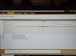 Ekran diagnostyczny z odczytem błędów samochodu