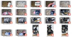 Thumbnails of videos showing the LN882H flashing process on a wooden background.