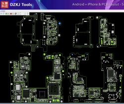 Schemat układu PCB z aplikacji DZKJ Tools