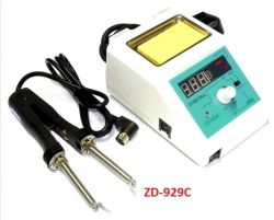 Tweezers soldering iron ZD-929C with digital control panel.