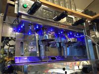 Ekspres do kawy gastronomiczny - Niebieskie podswietlenie LED
