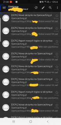 [Samsung Galaxy Note 9] W AquaMail Pro zniknęła strzałka powrotu do listy kont