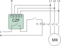 Dobór przekaźnika do modułu GPRS-T6 Satel dla zaniku fazy