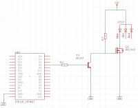 Sterowanie paskiem LED RGB przez ESP8266 z MOSFET IRLZ44N - niska jasność diod