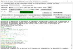 Screenshot of BK7231 Easy UART Flasher tool with a successful write message.