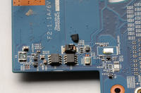 Laptop Acer 5542G - spięcie na gnieździe zasilania - przelutowanie diody Laptop Acer 5542G - spięcie na gnieździe zasilania - przelutowanie diody