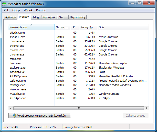Windows 7 HP 32-bit - PC działa bardzo wolno po formacie