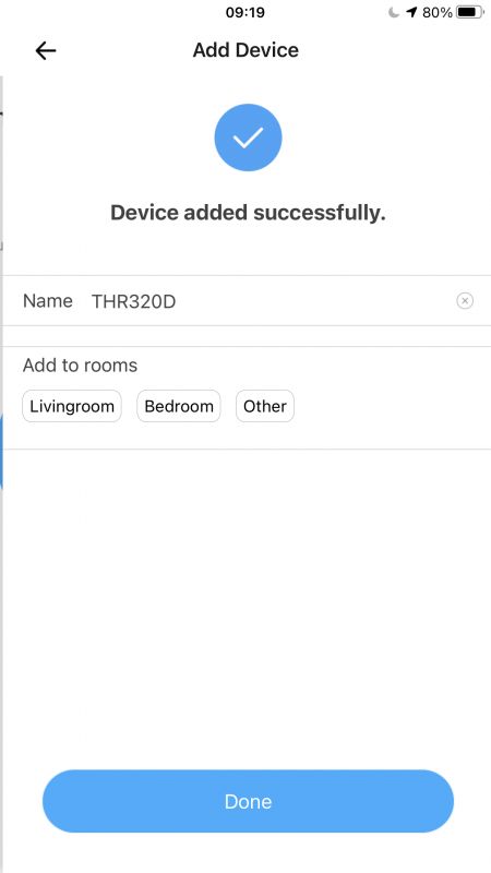 [ESP32] Termostat z wyświetlaczem i WiFi - Sonoff THR320D - aplikacja eWeLink