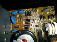 PS2 Fat NTSC U 120V - Identyfikacja diody D011 w zasilaczu po podłączeniu 230V
