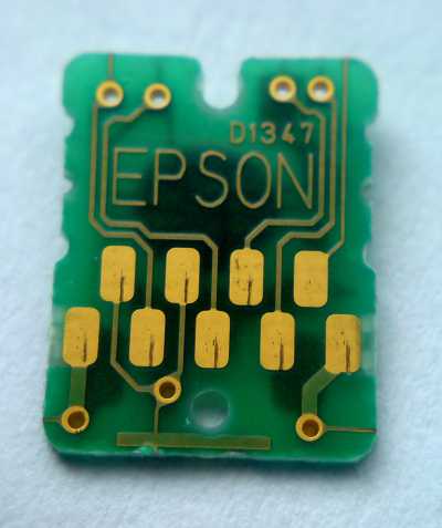 Chip w tuszu Epson T080x .