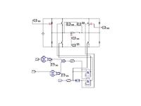 Dwubiegunowość 1-fazowego falownika- schemat