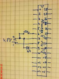 [ Bascom] program migająca dioda + schemat podłączenia uC d