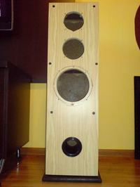 budowa kolumn diy 3 drożne fotki.