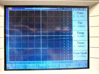 Dziwne zobrazowanie na oscyloskopie dla 50kHz, dlaczego? Dziwne zobrazowanie na oscyloskopie dla 50kHz, dlaczego?