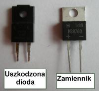 Tuner Philips dsx 6010 czarny wyświetlacz brak reakcji