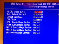 Athlon 3200, Gigabyte GA-K8U, problem OC