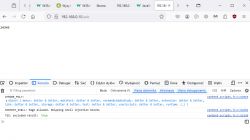 Zrzut ekranu przeglądarki z adresem URL 192.168.0.10/adc i konsolą pokazującą brak błędów.