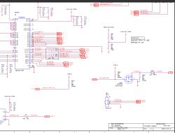Schemat układu z układem TPS65994BF i złączem USB Type-C na płycie LA-M053P