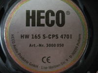 Jaki zamiennik dla głośnika HECO HW 165 S-CPS 4701 o średnicy 16 cm?