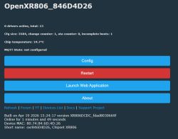Tuya XR806 RT-WT501 flashed with OpenXR806 via phoenixMC, no AP or logs?