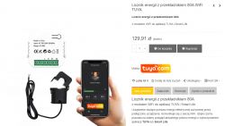 80A WiFi energy meter with TUYA app.