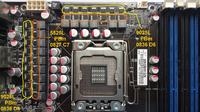 1R0 - Spalona cewka w sekcji zasilania procesora