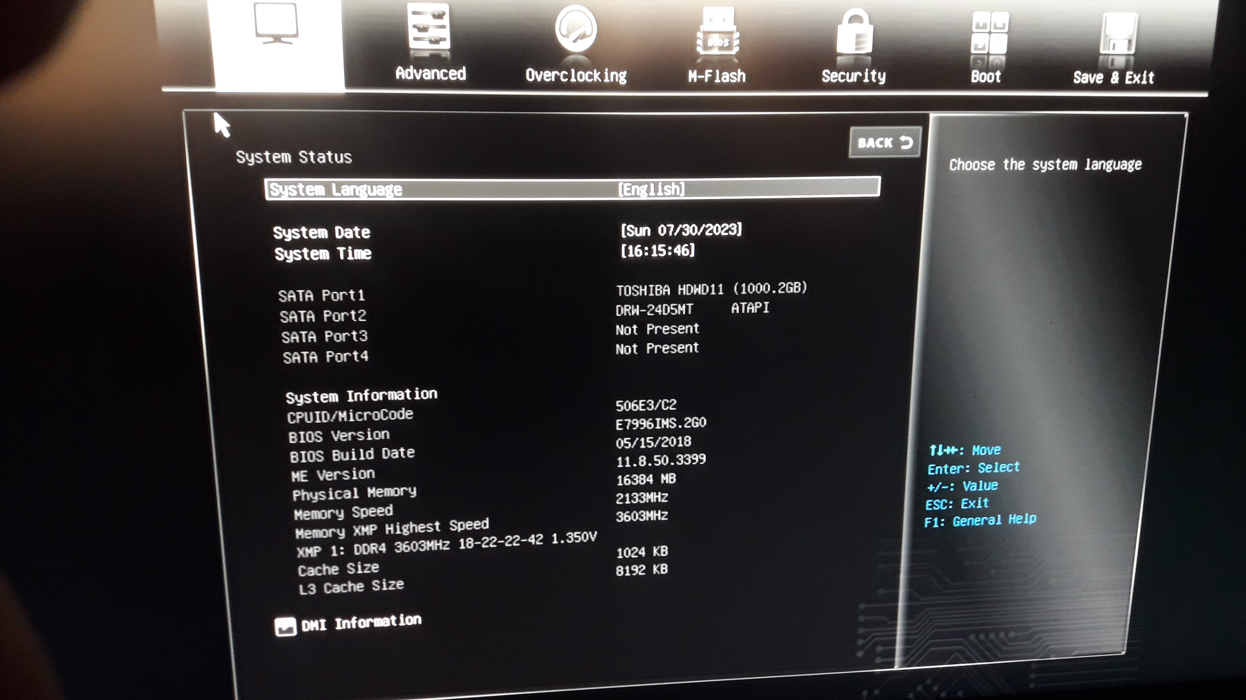 [Rozwiązano] Trudności z dostępem do BIOS na płycie MSI H110M PROD po