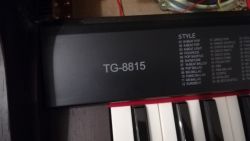 Podłączenie pedału wtyczki DIN 5 do pianina TG8815