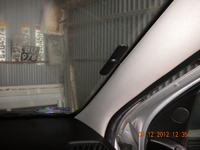 Opel Astra II 2005 - Identyfikacja czujnika na przedniej szybie przy słupku