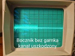 Indukcja Amica GECO mg361.02 - brak wykrywania garnka, wymiana elementów, oscylogramy, LM358, IGBT