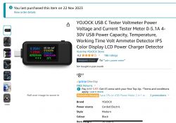 Przejściówka ładowarka DELL - USB-C oraz tester napięć USB-C