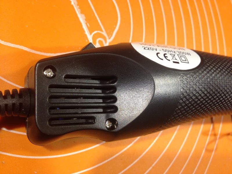 Zastosowanie Gorącej Wiatrówki do obkurczania koszulek termokurczliwych ;)