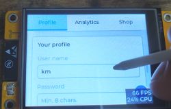 ESP32-2432S028R with LCD Display and Stylus ESP32-2432S028R touchscreen with stylus