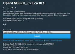 Screenshot of a command line tool for managing display drivers.