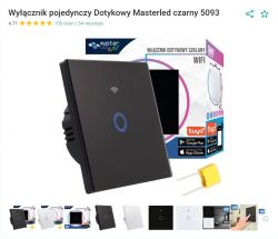 [ESP8285] Włącznik światła WiFi LED master z ukrytą (i darmową?) funkcją RF433